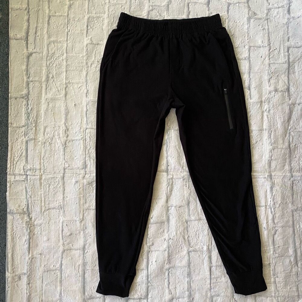 FLX men S golf/activewear pullon joggers w/elastic waist black